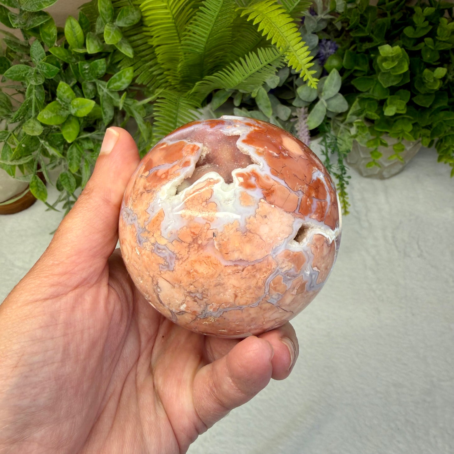 Pink Agate Sphere