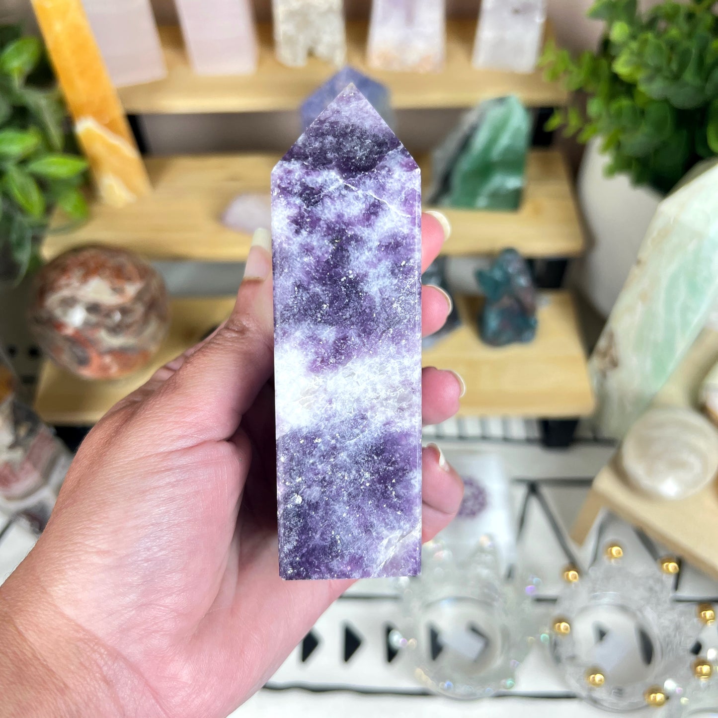 Lepidolite Tower