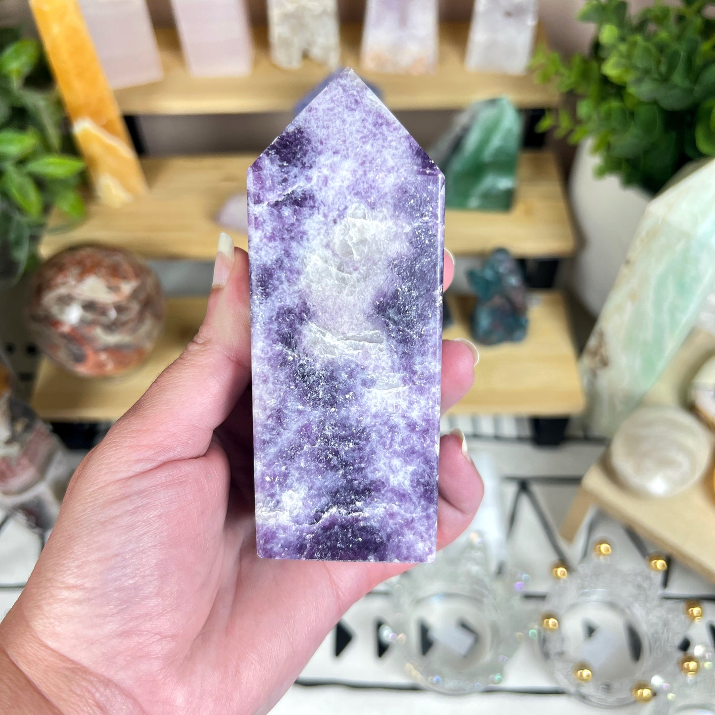 Lepidolite Tower