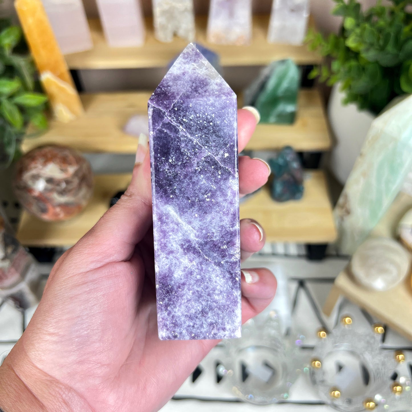 Lepidolite Tower