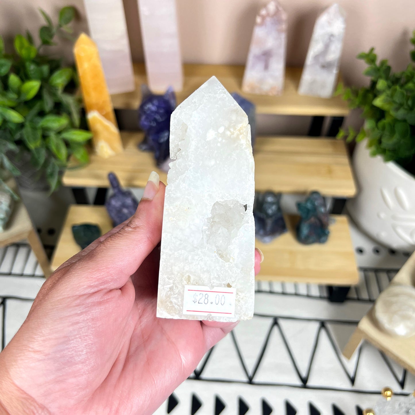 Moroccan Agate Druzy Point