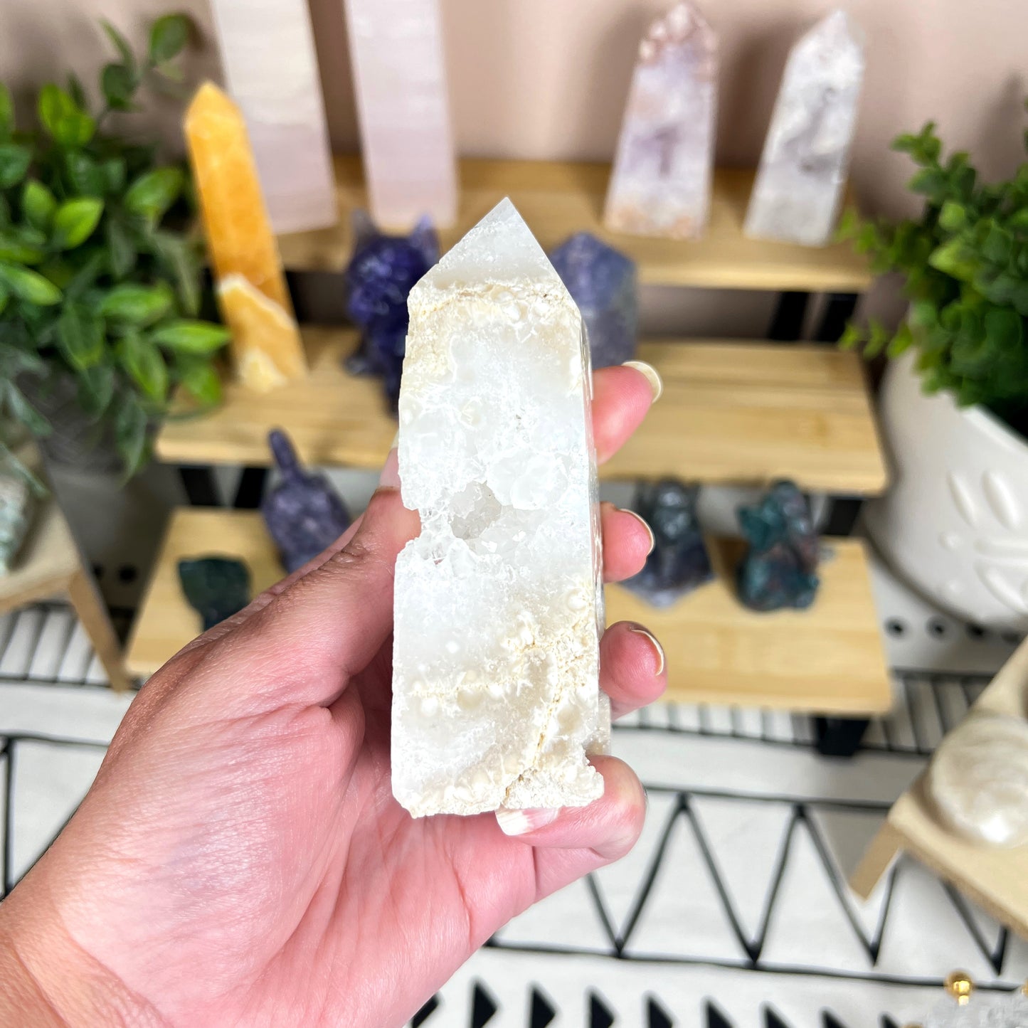 Moroccan Agate Druzy Point