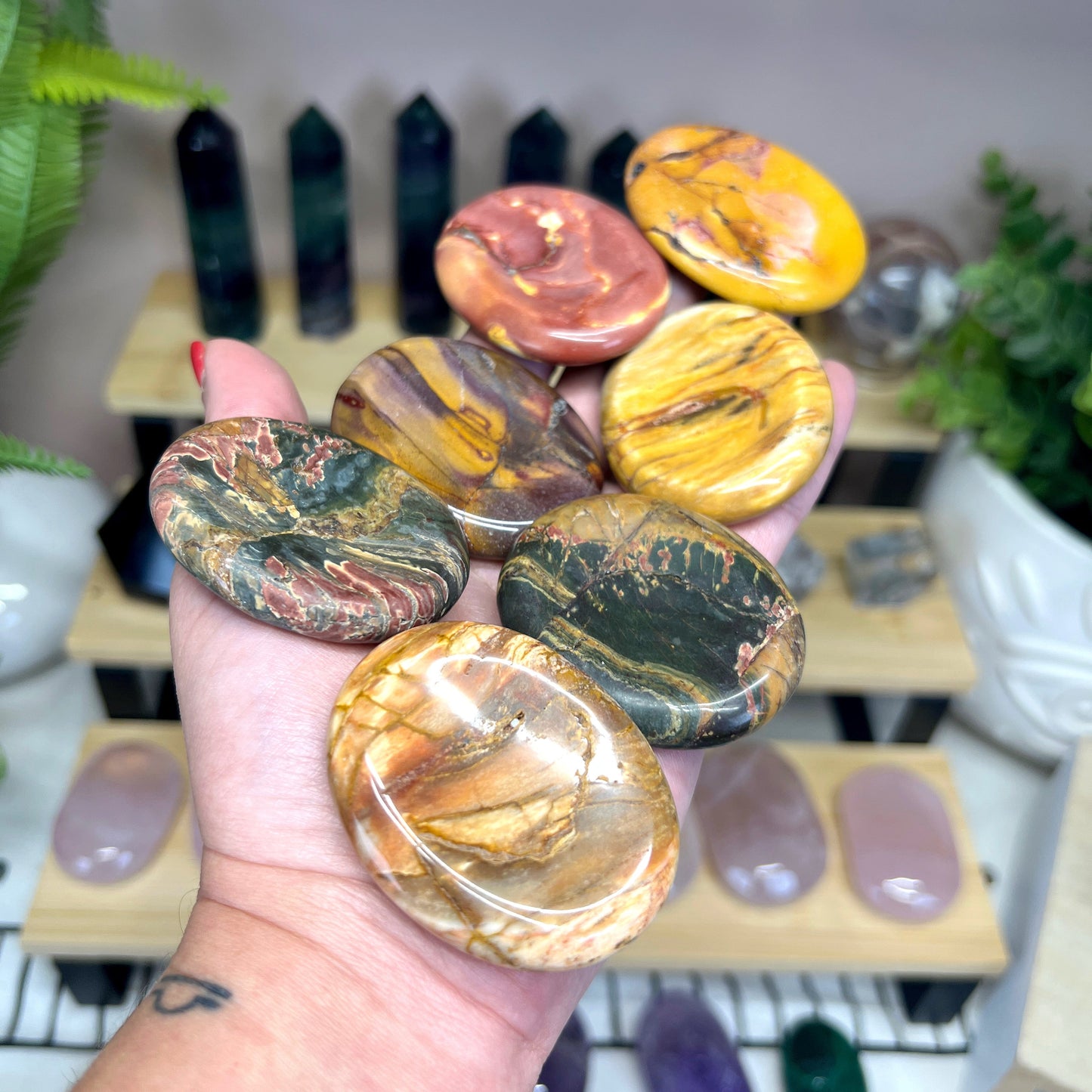 Mookaite Worry Stone