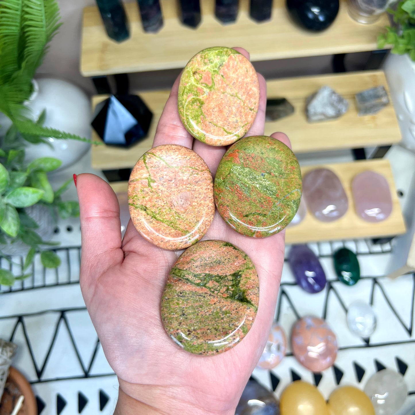 Unakite Worry Stone