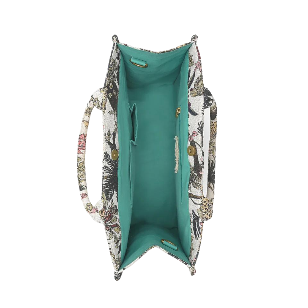 Safari Embellished Tote Bag