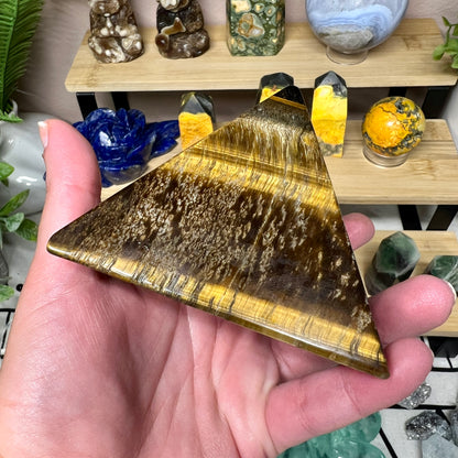 Tiger’s Eye Pyramid - A