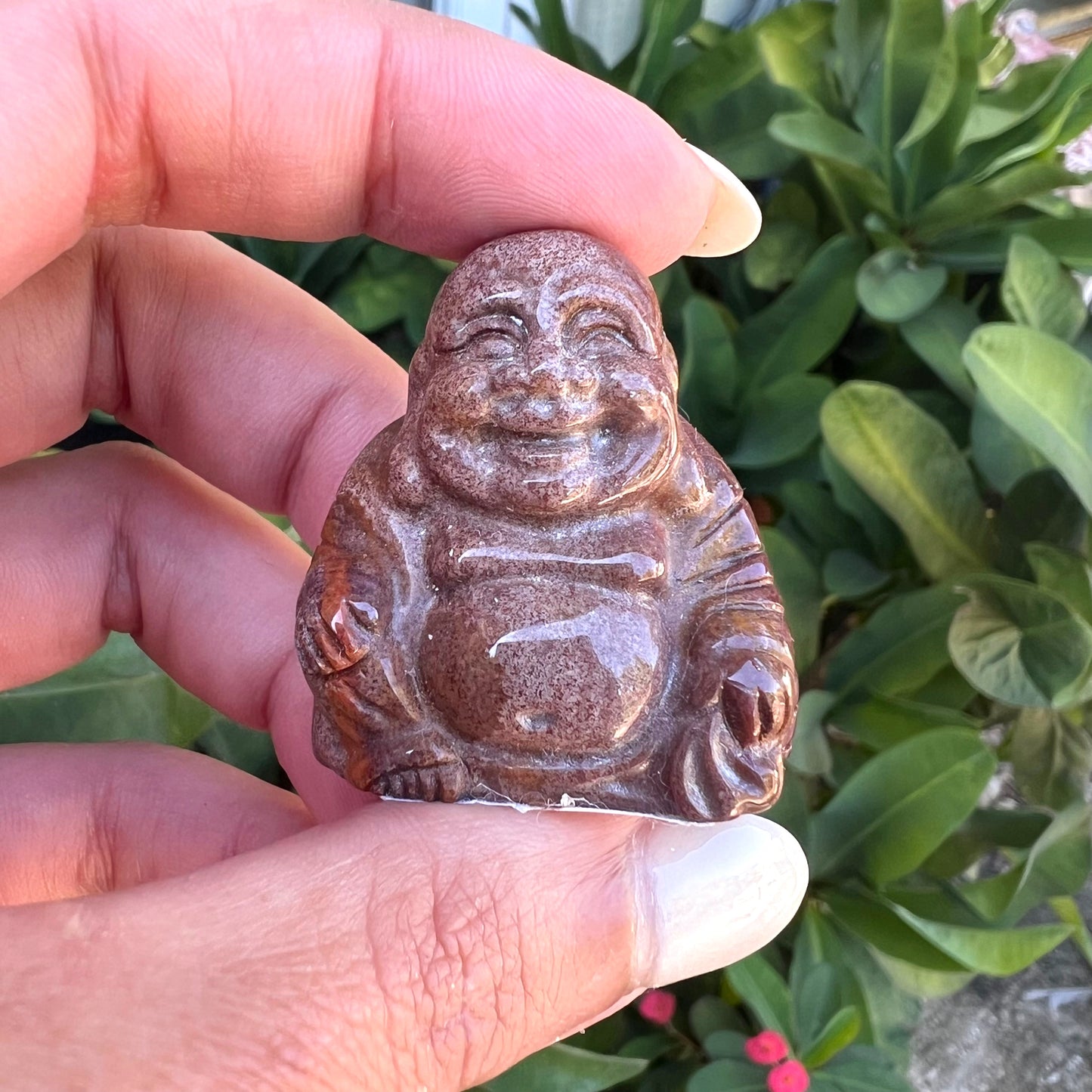 Laughing Mini Buddha (Choose your material)