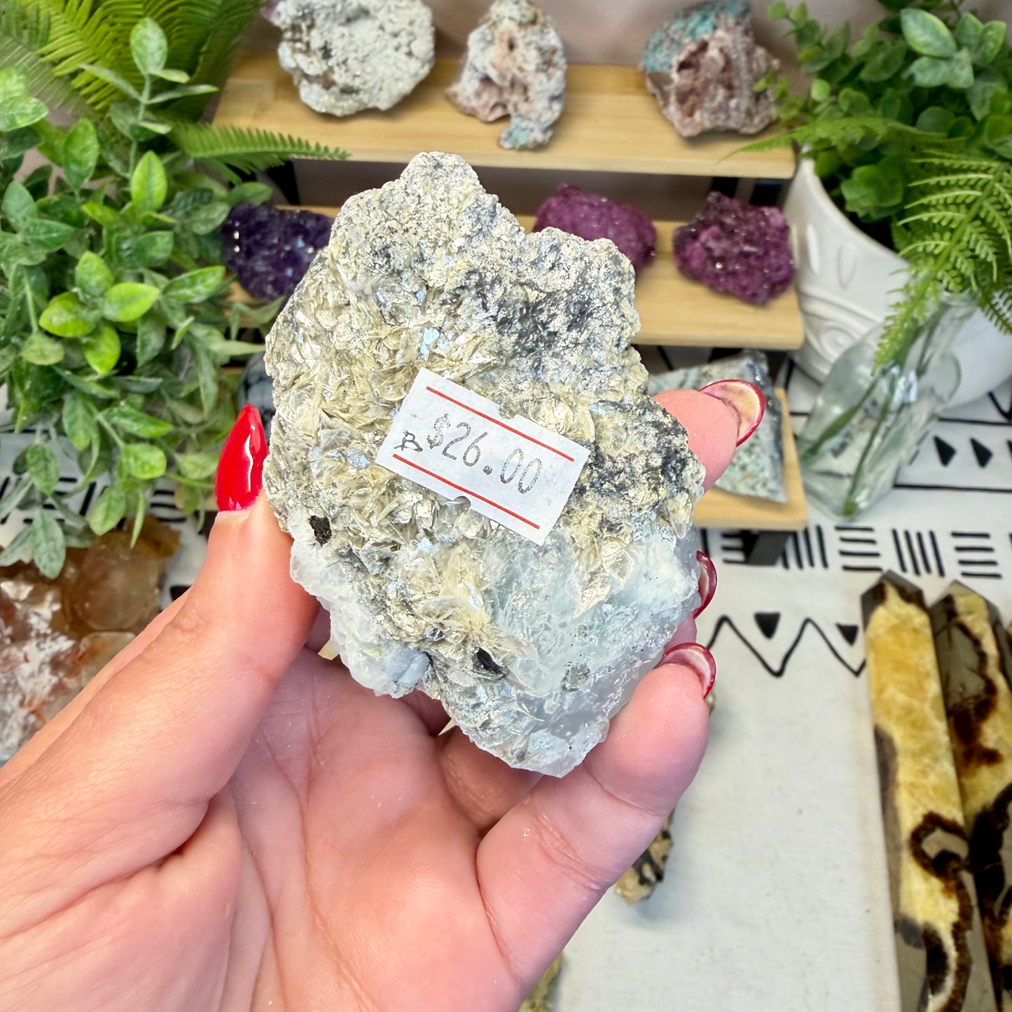 Aquamarine With Mica Specimen (Choose Your Own)