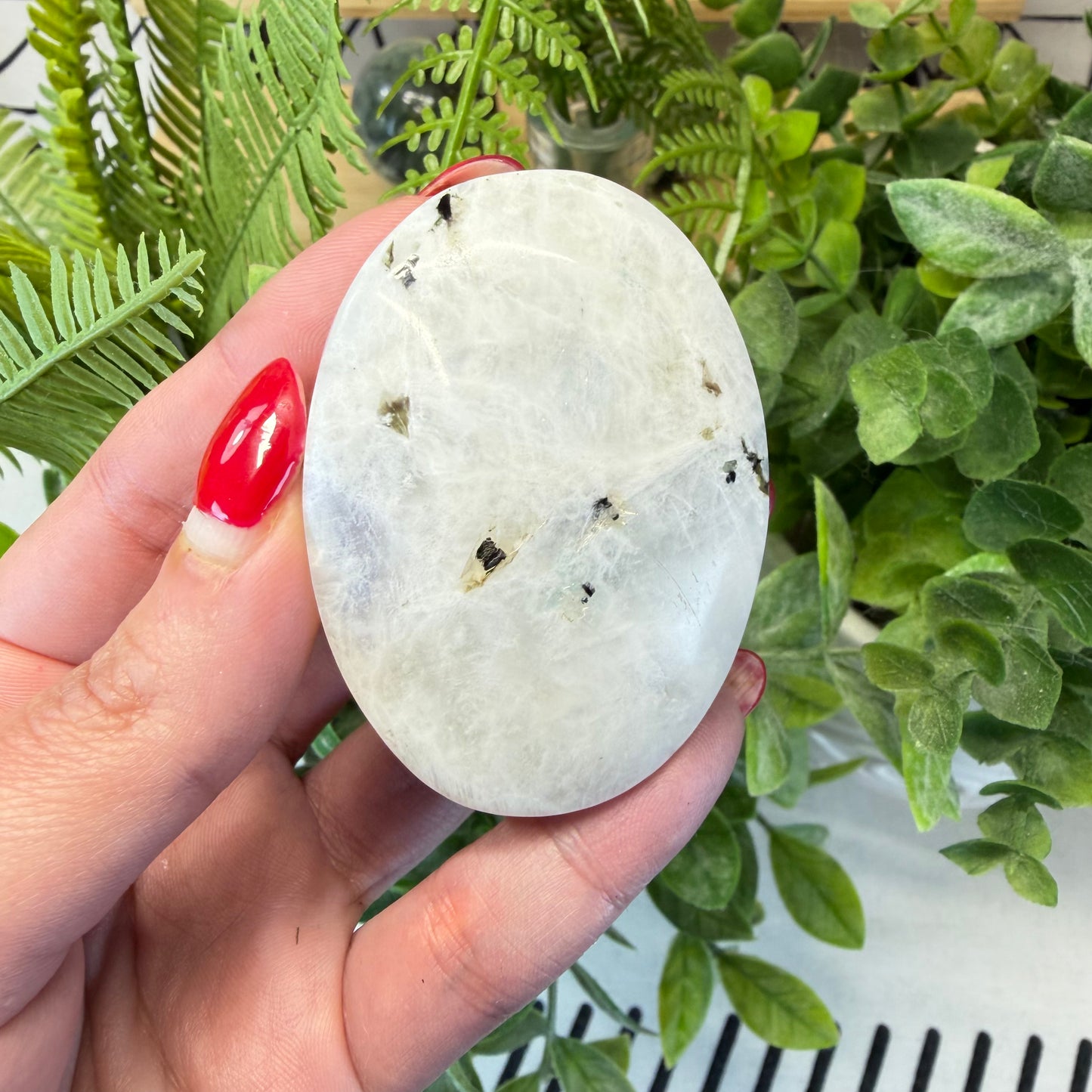 Rainbow Moonstone Palmstones (Choose Your Own)