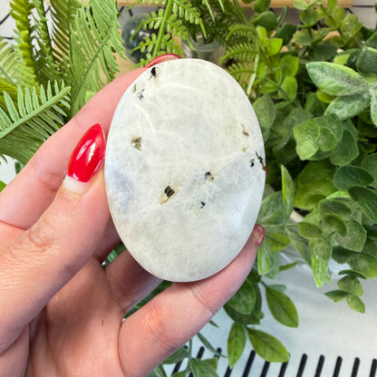 Rainbow Moonstone Palmstones (Choose Your Own)