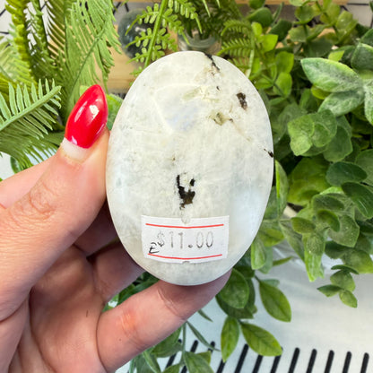 Rainbow Moonstone Palmstones (Choose Your Own)