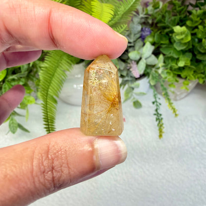 Golden Rutile Mini Point (Choose Your Own)
