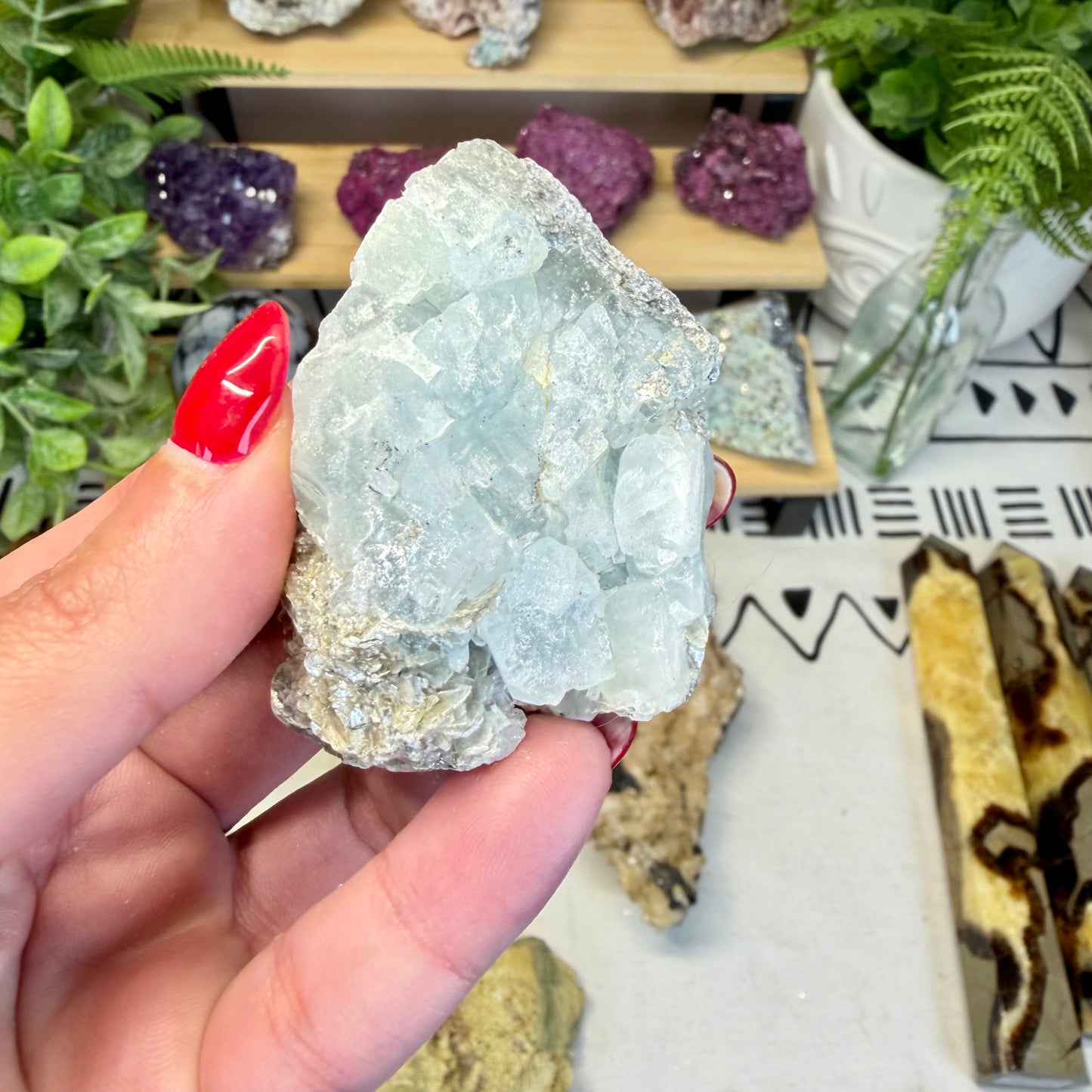 Aquamarine With Mica Specimen (Choose Your Own)