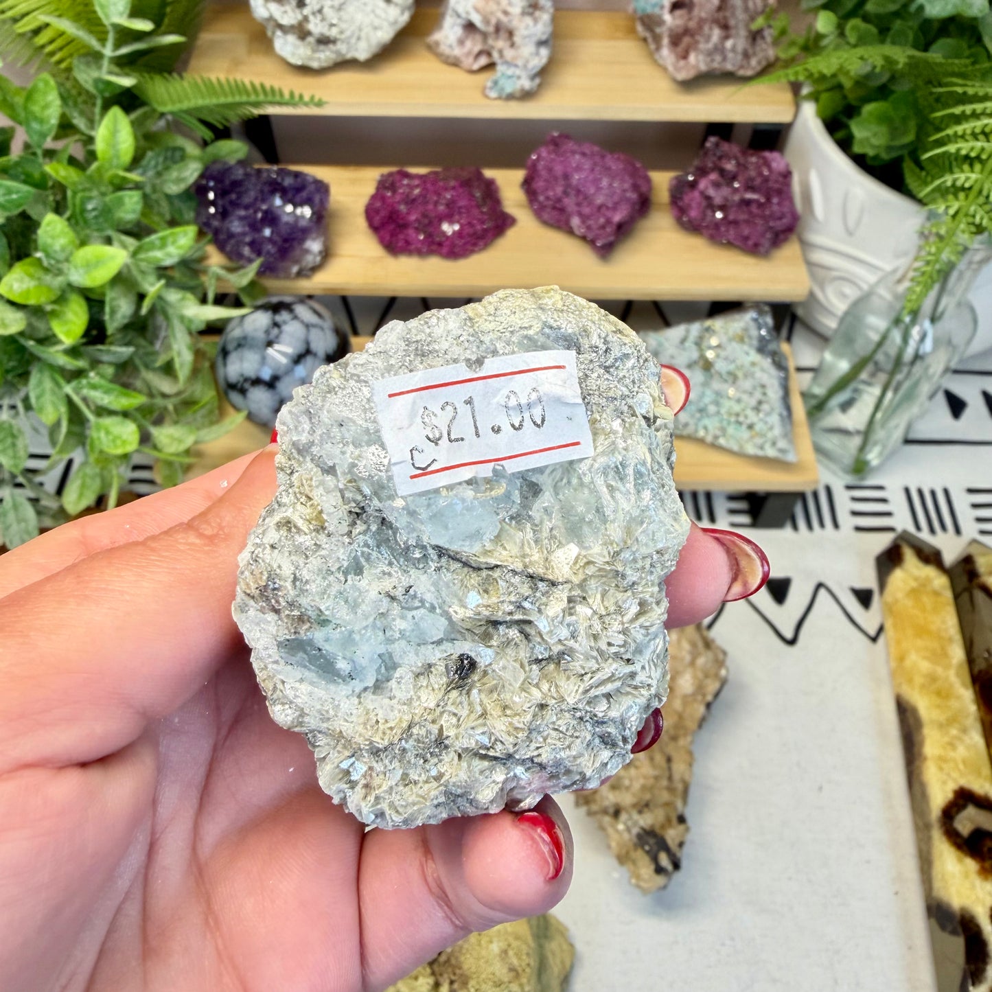 Aquamarine With Mica Specimen (Choose Your Own)