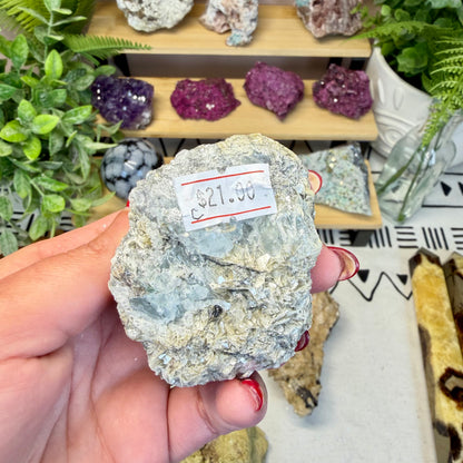 Aquamarine With Mica Specimen (Choose Your Own)