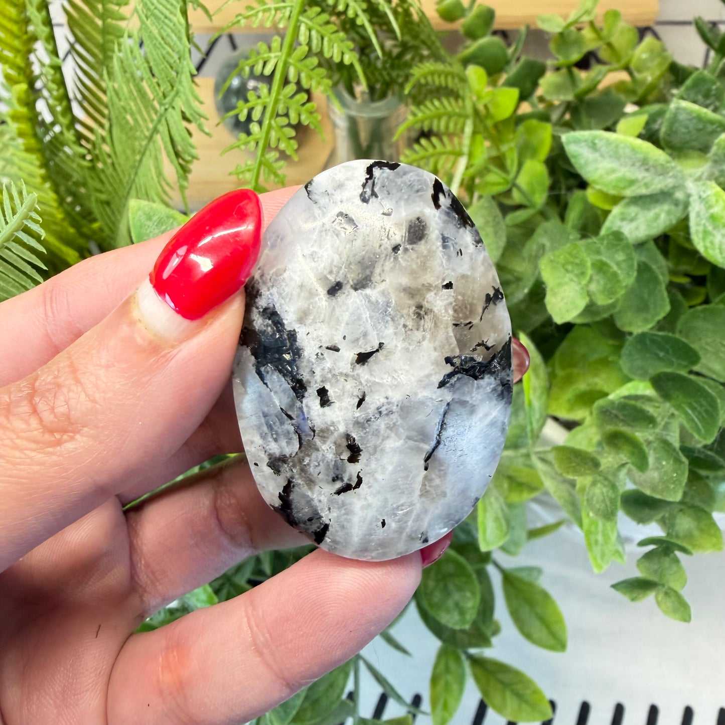 Rainbow Moonstone Palmstones (Choose Your Own)