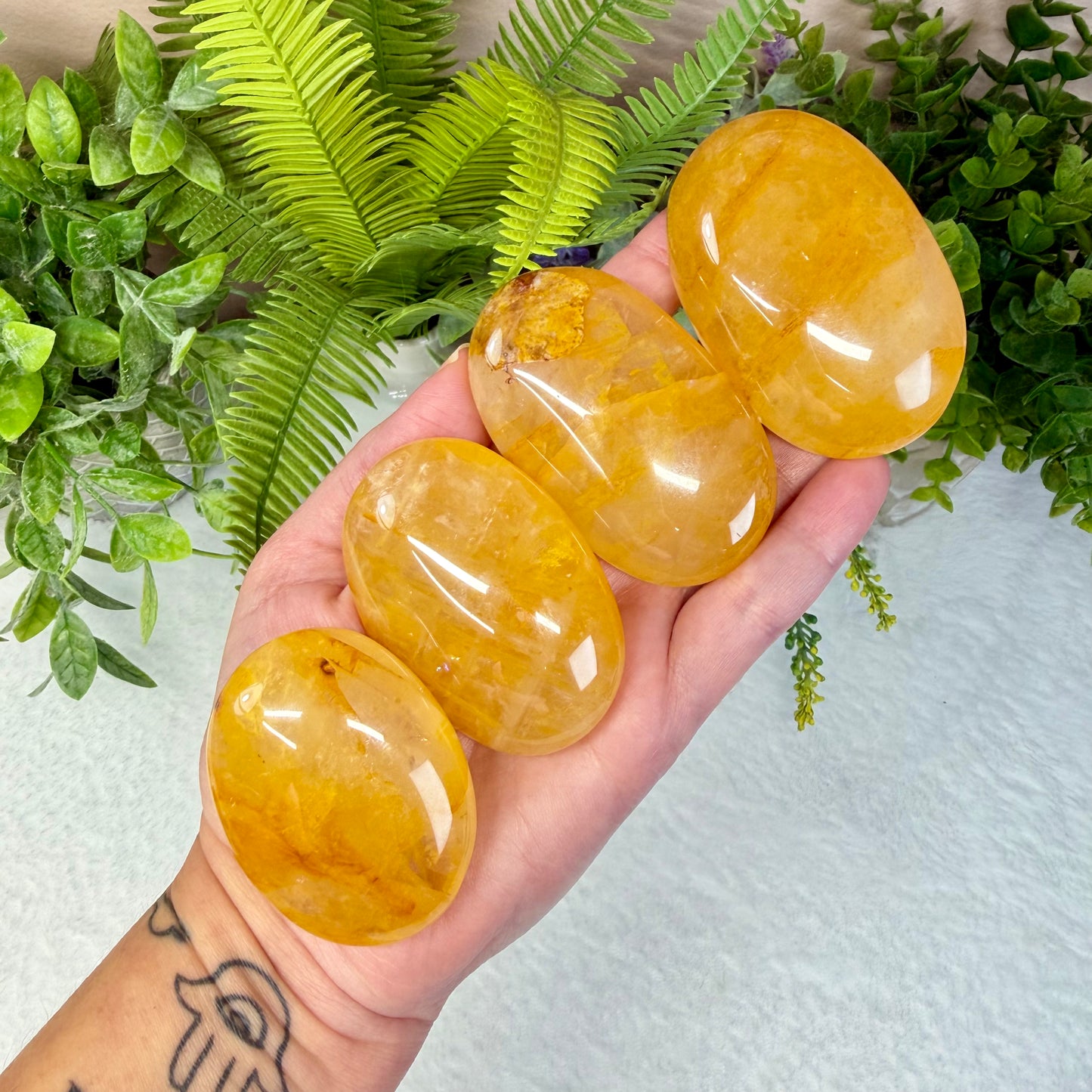Golden Healer Palmstone (Choose Your Own)