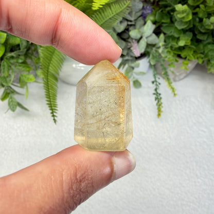 Golden Rutile Mini Point (Choose Your Own)