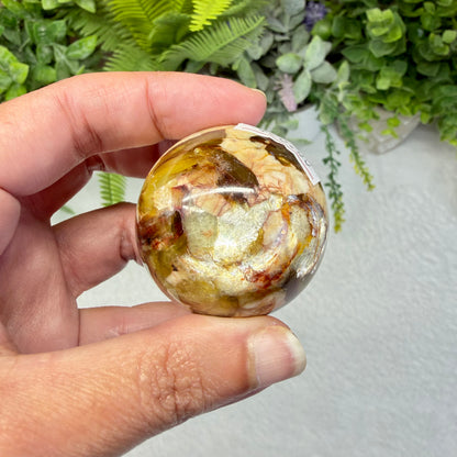 Golden Mica Sphere