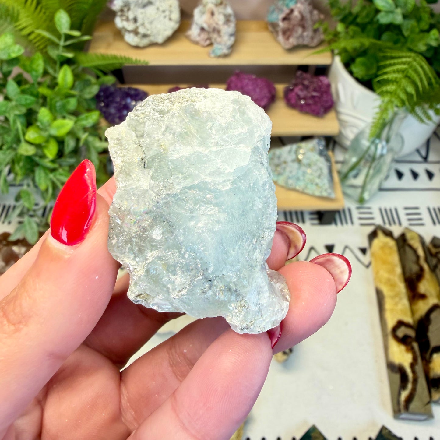 Aquamarine With Mica Specimen (Choose Your Own)