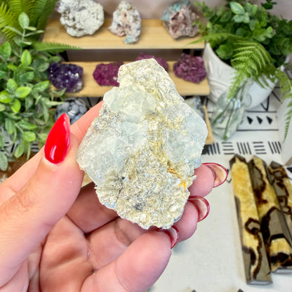 Aquamarine With Mica Specimen (Choose Your Own)