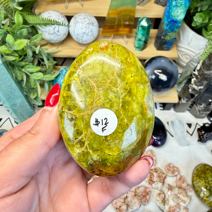 Green Opal Palmstone (Choose your own)