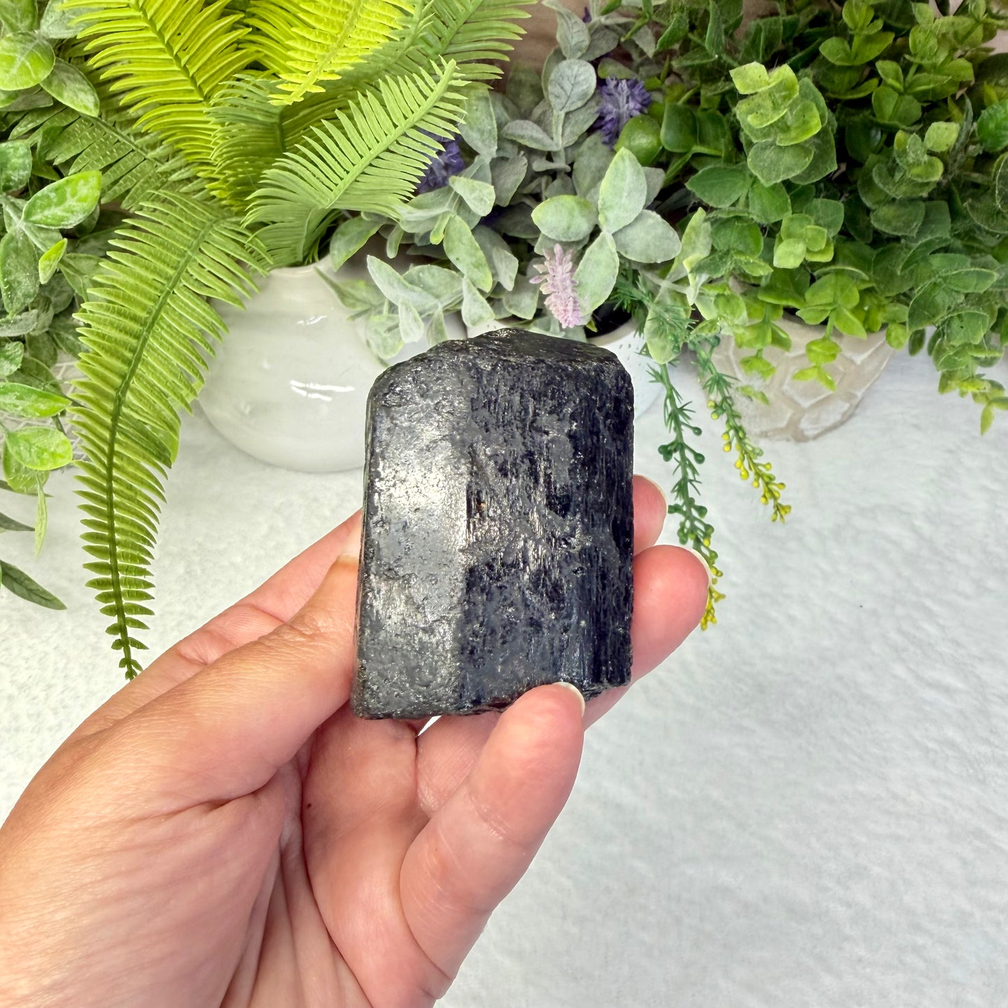 Black Tourmaline Raw Stone - B