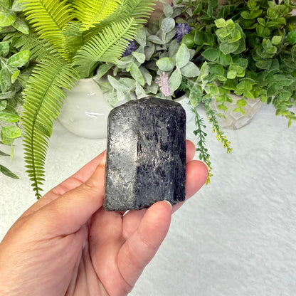 Black Tourmaline Raw Stone - B