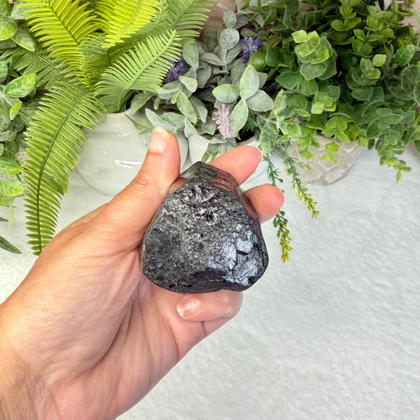 Black Tourmaline Raw Stone - B