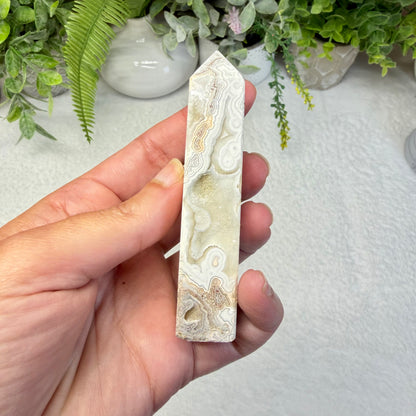 White México Agate Point - B