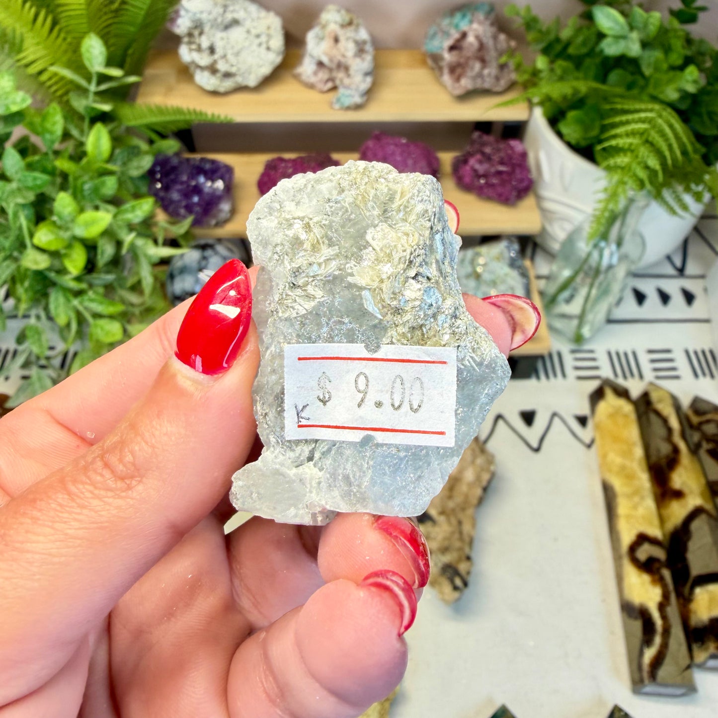 Aquamarine With Mica Specimen (Choose Your Own)