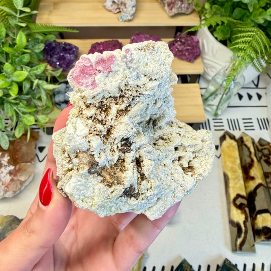 Pink Tourmaline in Matrix