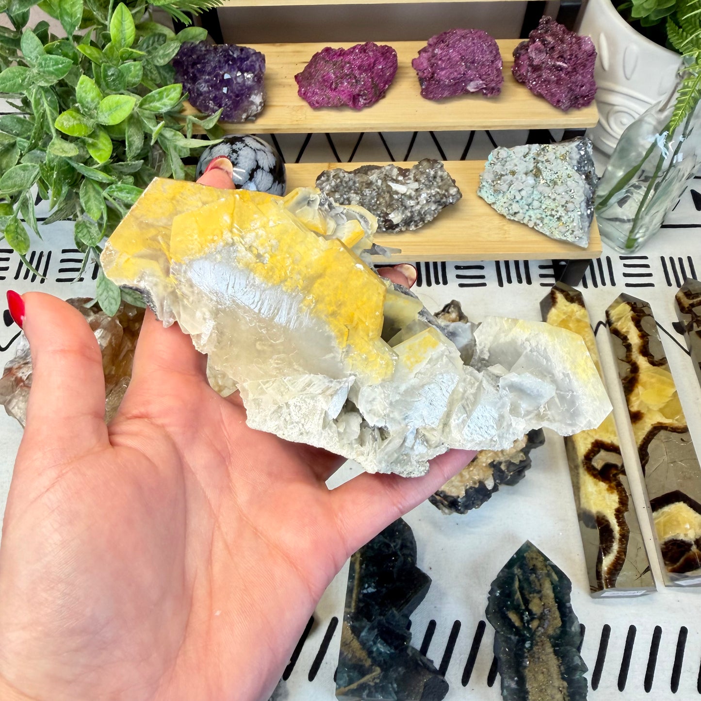 Golden Barite In Matrix - A