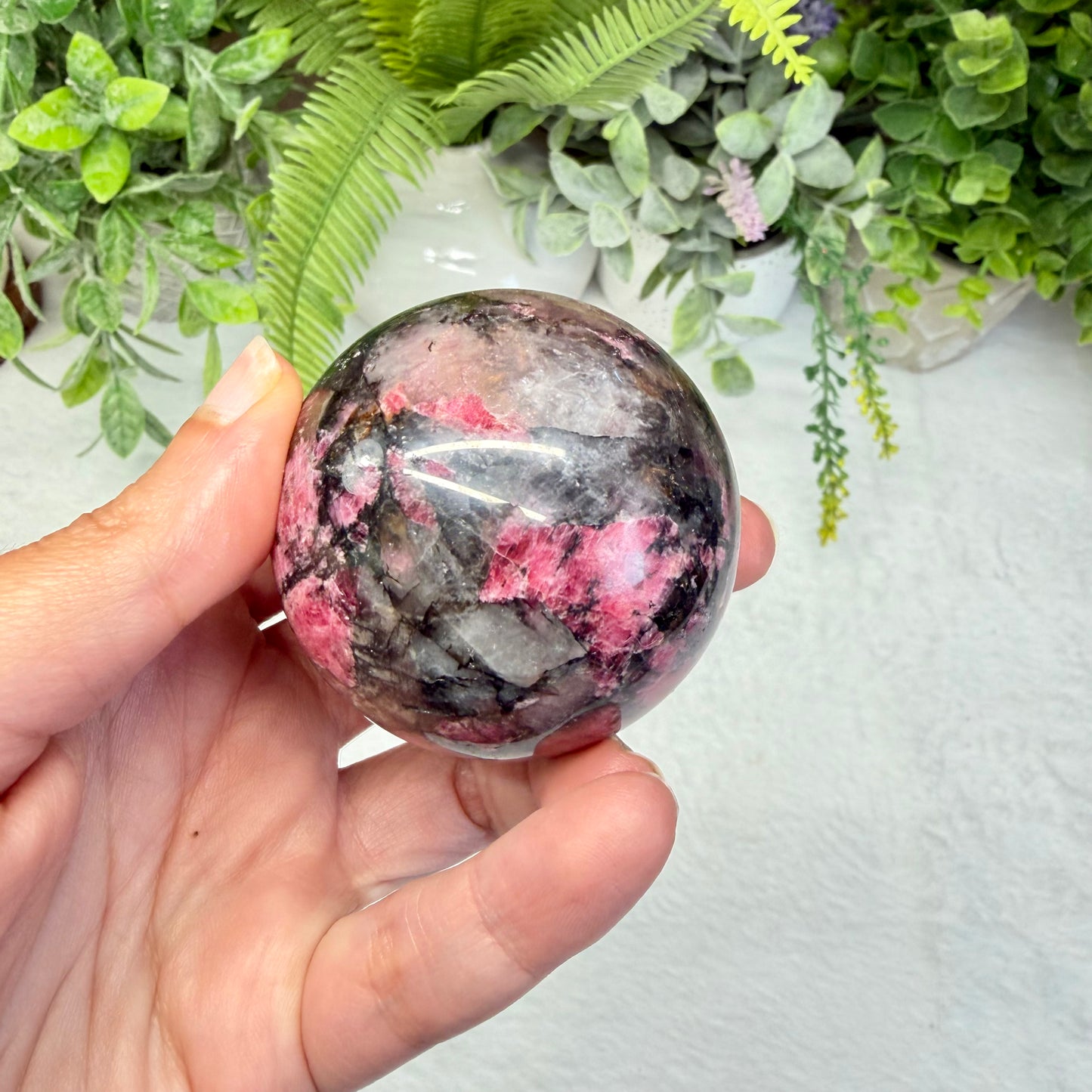 Rhodonite Sphere - A