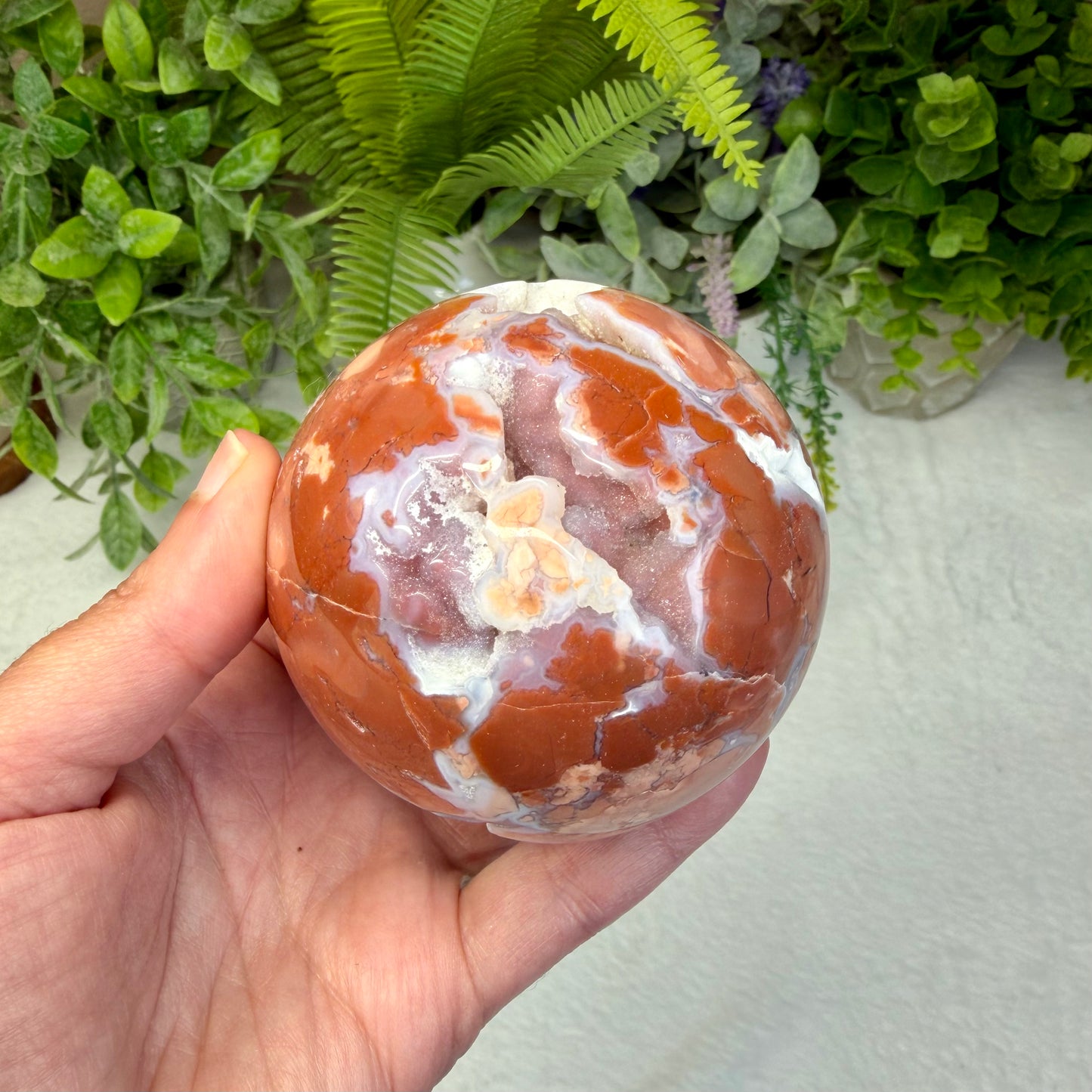 Pink Agate Sphere