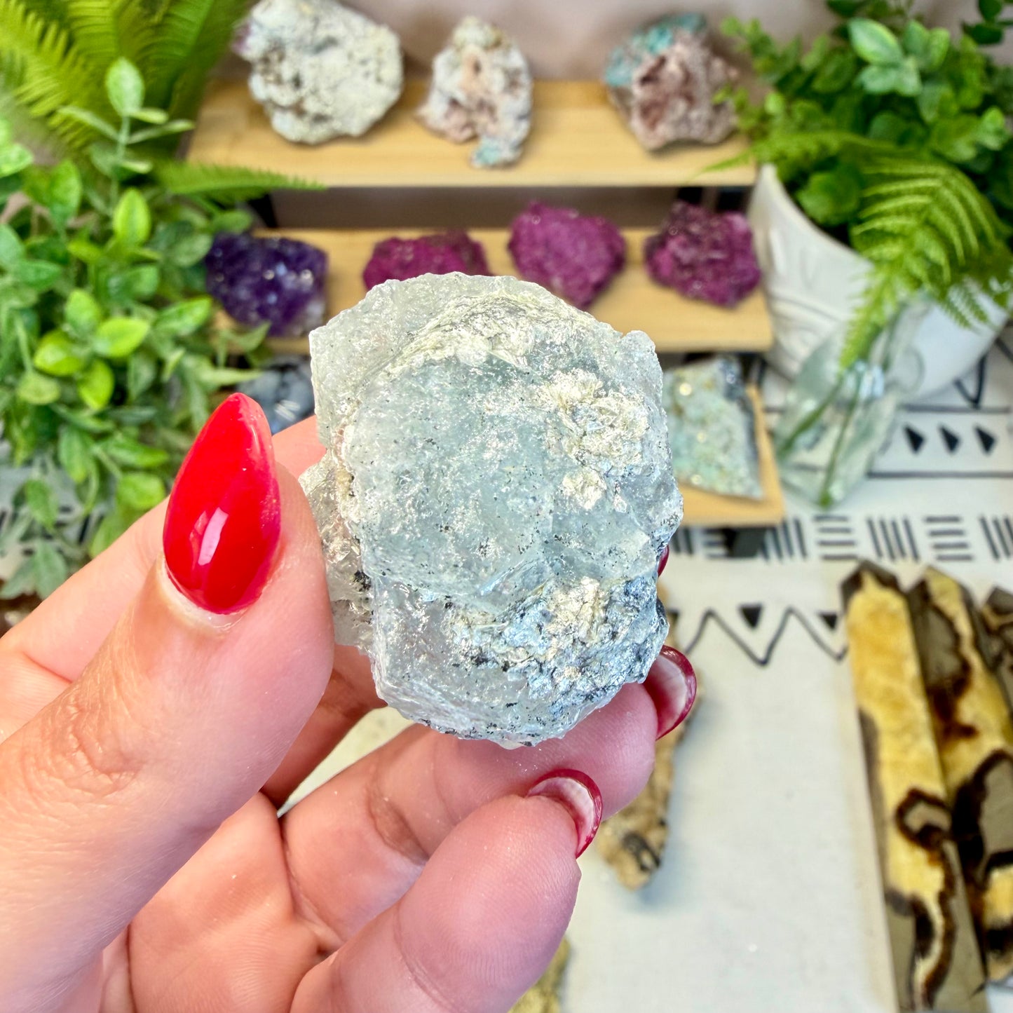 Aquamarine With Mica Specimen (Choose Your Own)