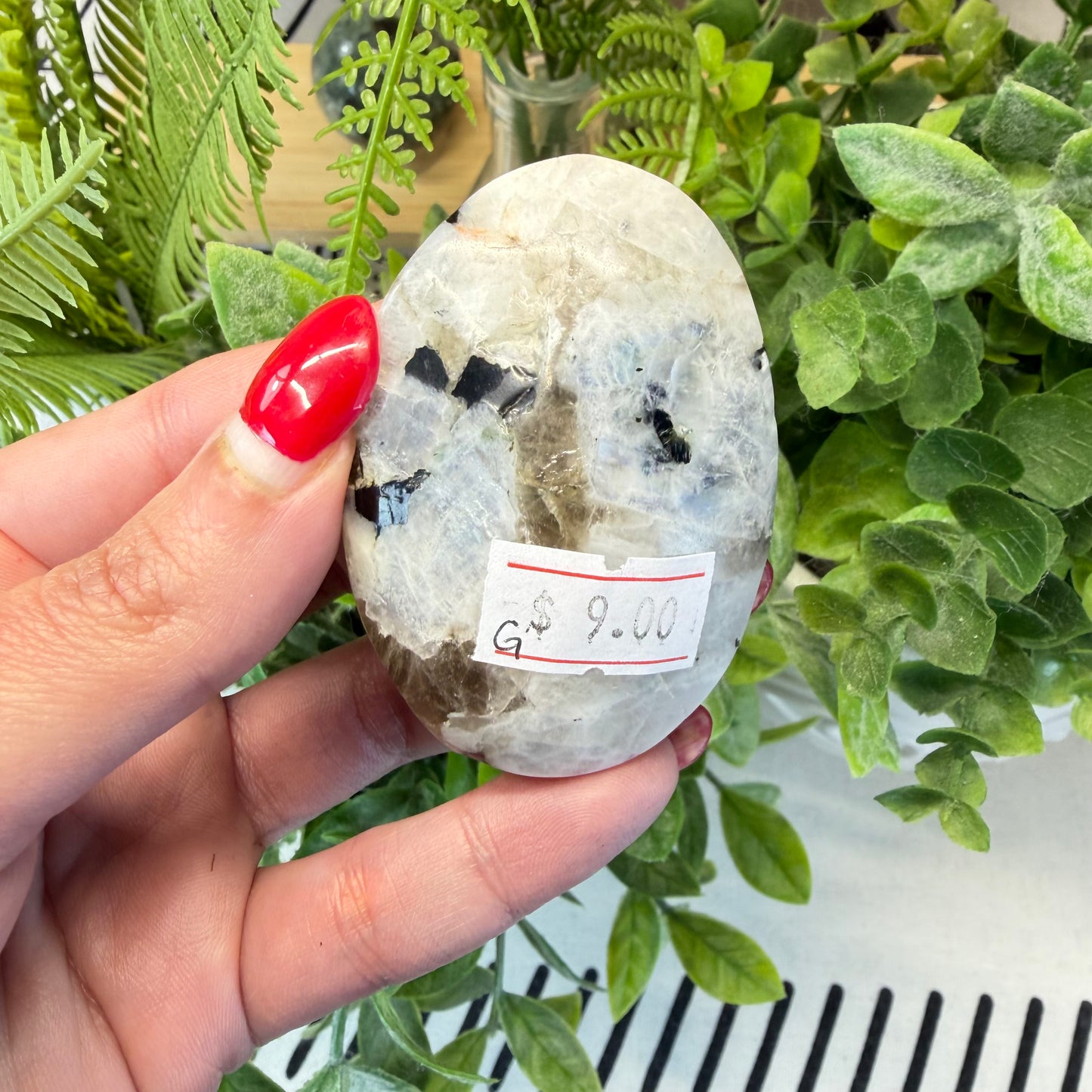 Rainbow Moonstone Palmstones (Choose Your Own)