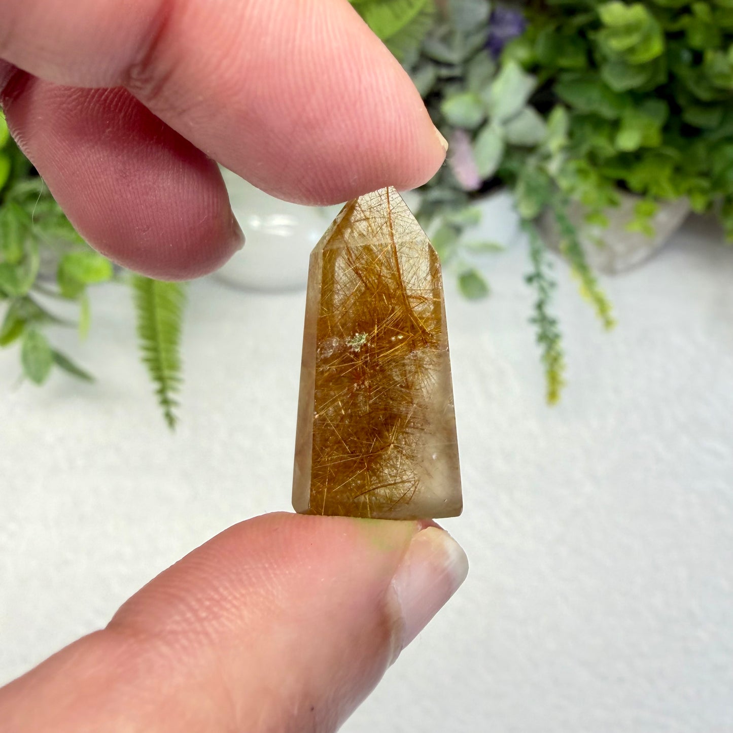 Golden Rutile Mini Point (Choose Your Own)