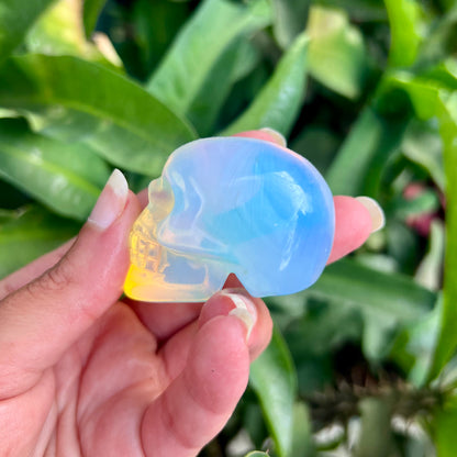 Opalite Small Skull - A