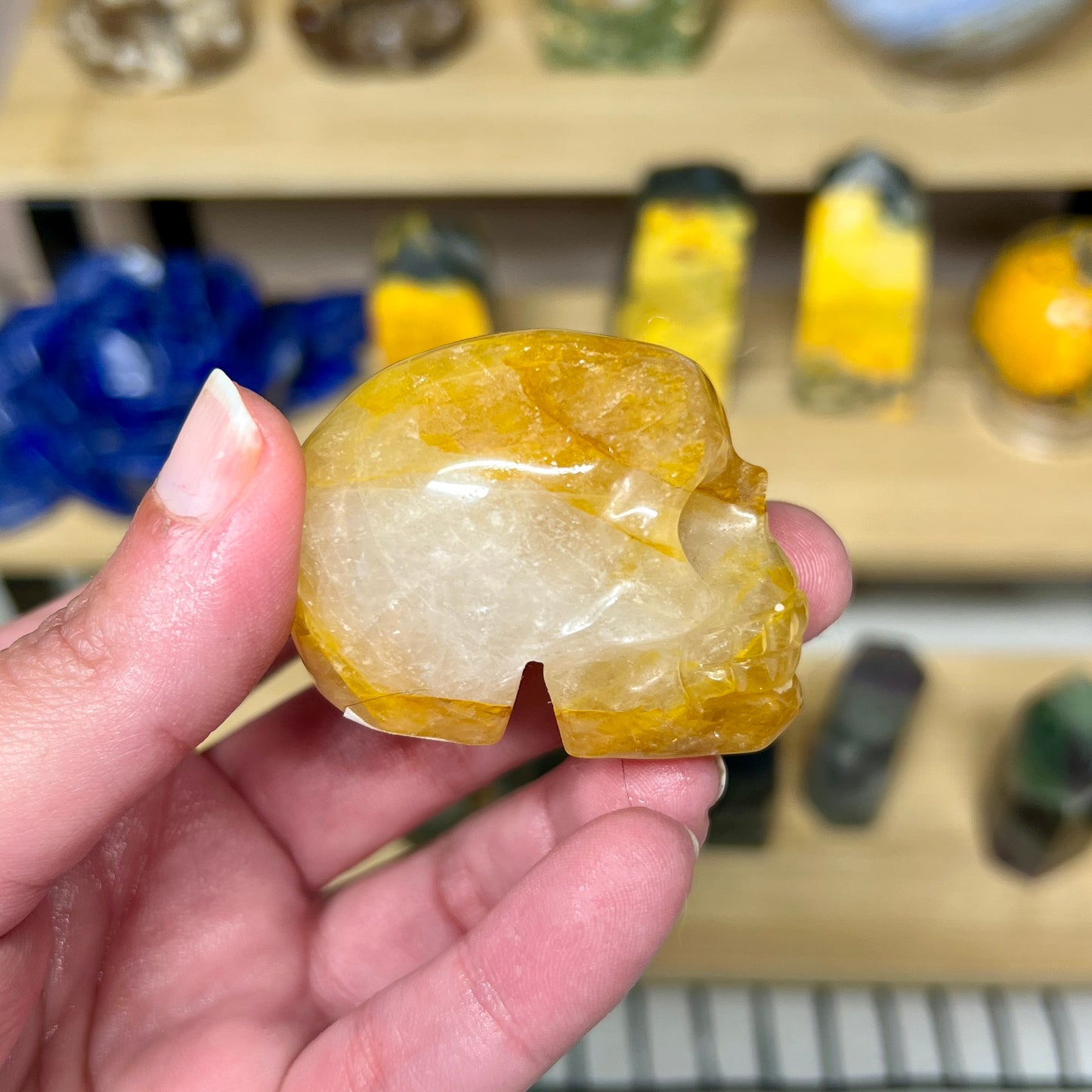 Golden Healer Skull - A