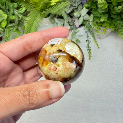 Golden Mica Sphere