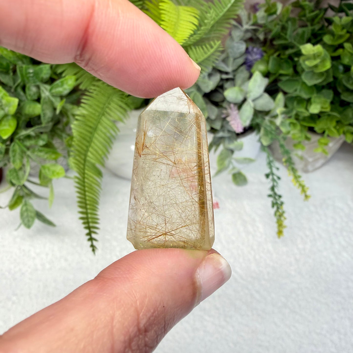 Golden Rutile Mini Point (Choose Your Own)