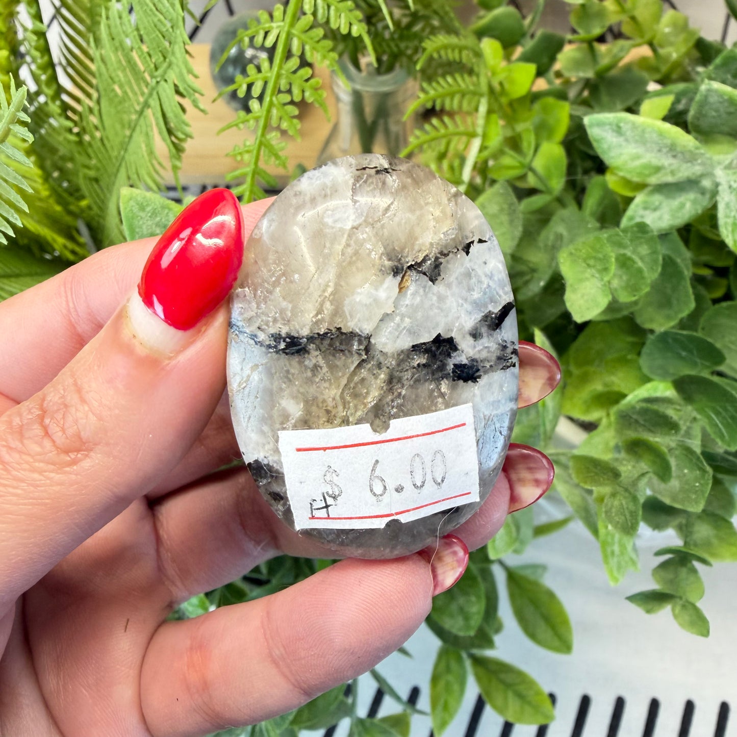 Rainbow Moonstone Palmstones (Choose Your Own)