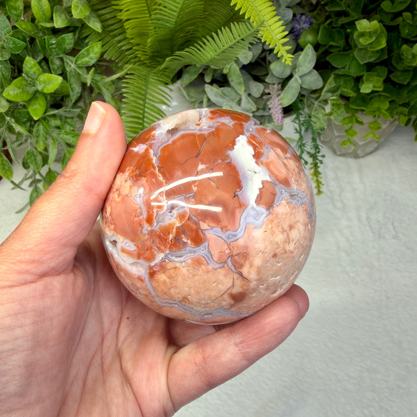 Pink Agate Sphere