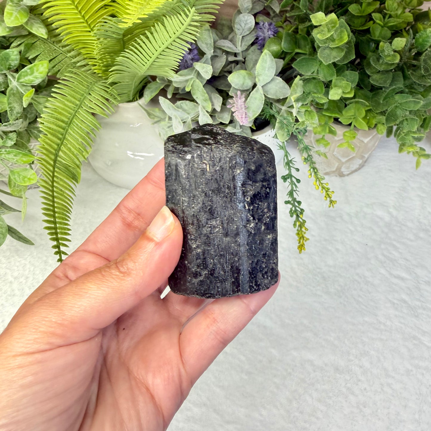 Black Tourmaline Raw Stone - B