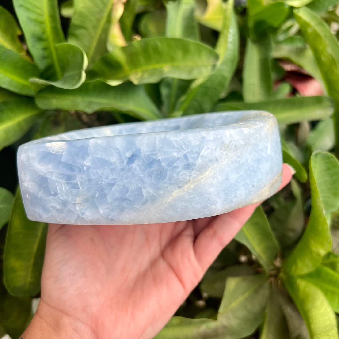 Blue Calcite Heart Bowl