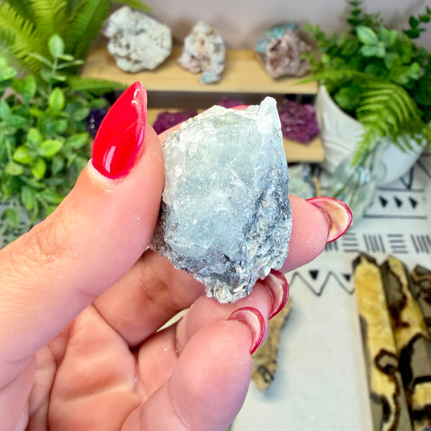 Aquamarine With Mica Specimen (Choose Your Own)