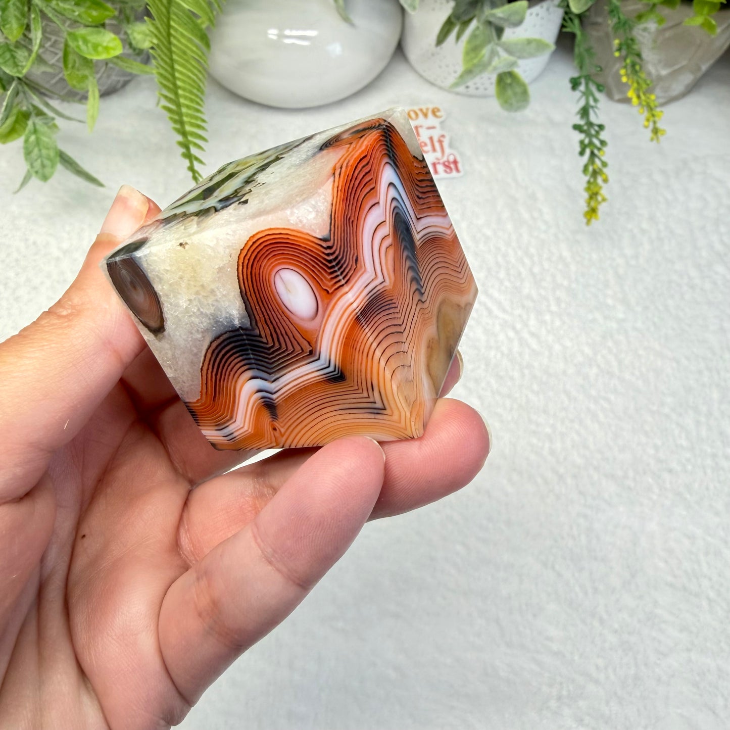 Sardonyx Cube - A