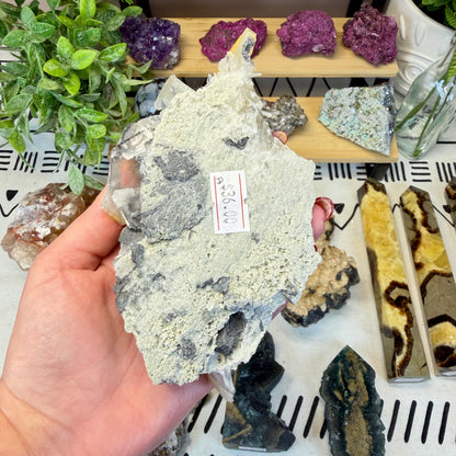 Golden Barite In Matrix - A