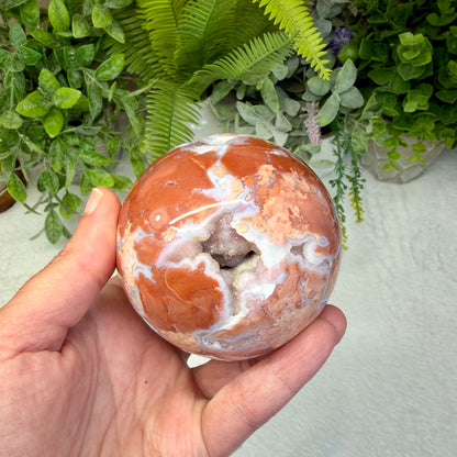 Pink Agate Sphere